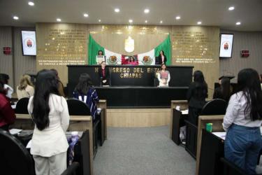 Congreso realiza “Primer Parlamento de Mujeres Jóvenes Transformando a Chiapas”