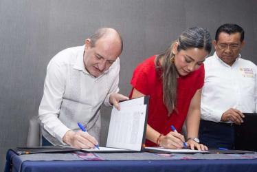 Congreso de Chiapas firma convenio de colaboración con UNICEF