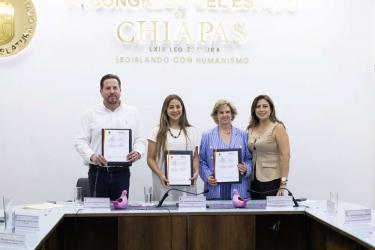 Congreso firma convenio de colaboración con la Barra Mexicana de Abogados