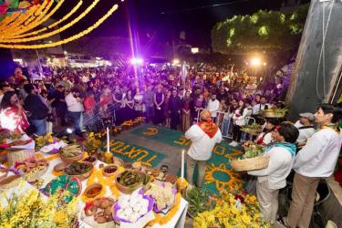 El pueblo de Chiapas vive el “Mequé de las Ánimas” en Congreso del Estado