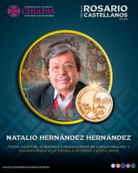 Gobernador Eduardo Ramírez impondrá medalla “Rosario Castellanos” al profesor Natalio Hernández Hernández